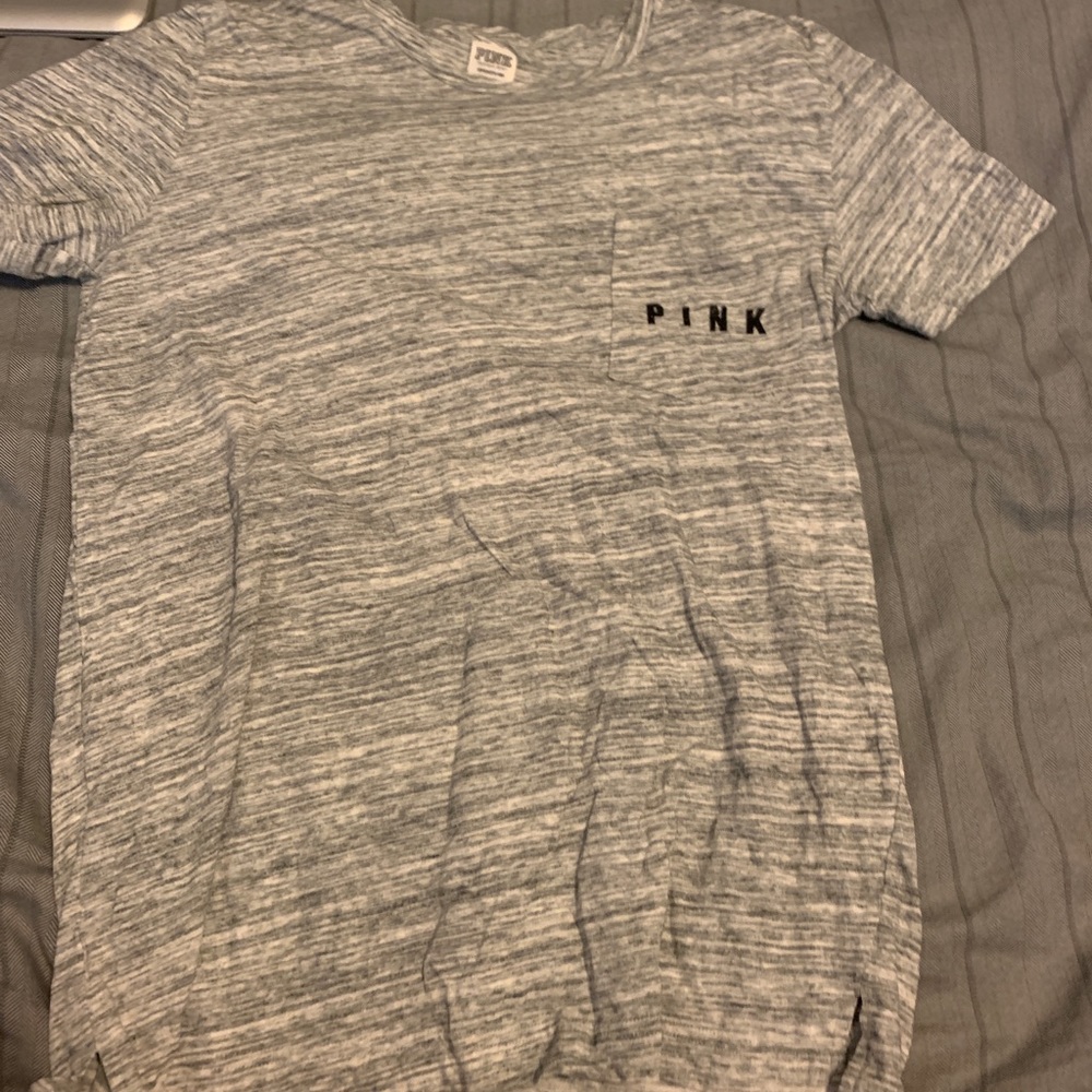 Grey BLING PINK T-shirt